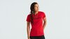 Specialized Women's Wordmark Short Sleeve T-Shirt Flo Red XS