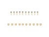 Trek Brake Part Tektro Hose Fitting Kit Gold 10-Pack